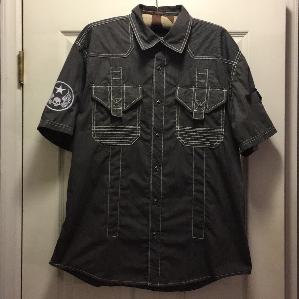 Men’s Affliction shirt sleeve shirt XL